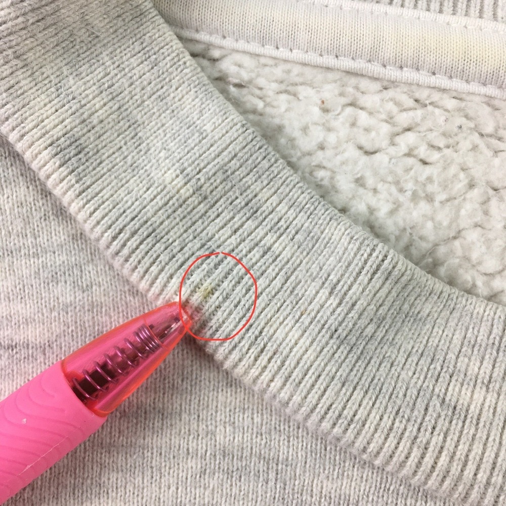 Madhappy Est 2017 Size M Peace Sign Graphic Crewneck Sweatshirt Grey Embroidery - Picture 3 of 16